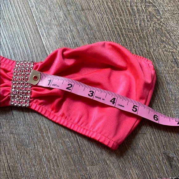 Small Pink Rhinestone Bikini EDM - Picture 11 of 12